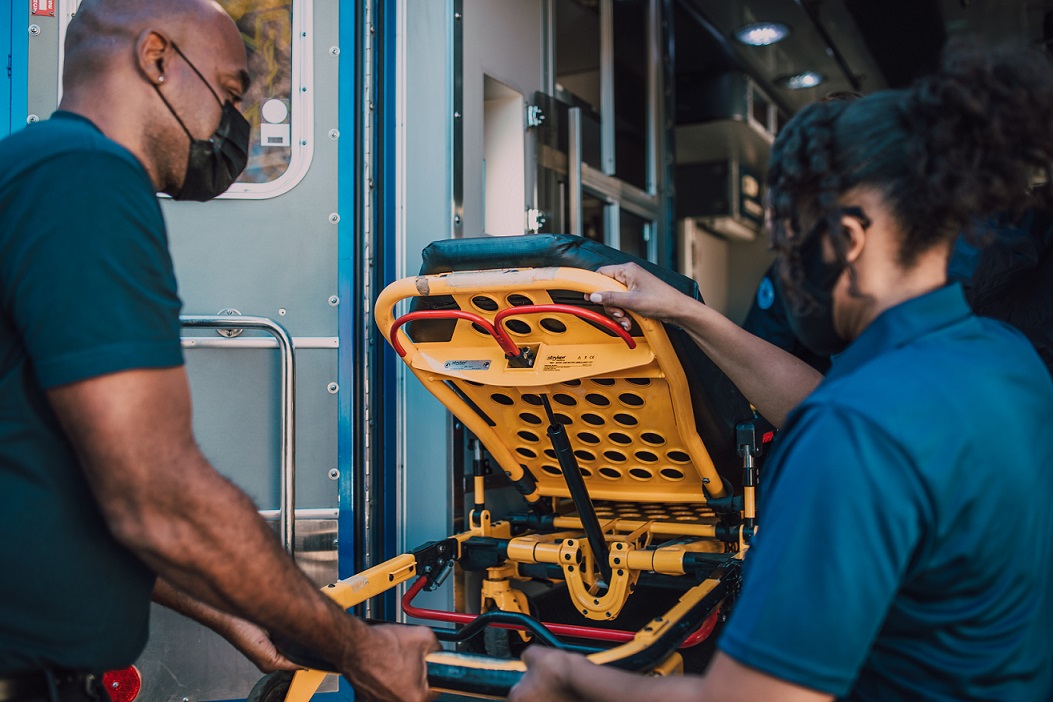 Transferring patient to another hospital